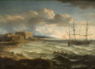 Escena costera - El desembarco de Jacob Appel